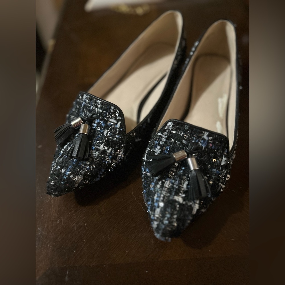 Sparkly flats